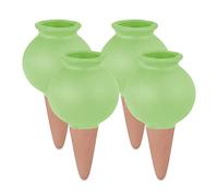 Relaxdays Arrosage vert en terre cuite en lot de 4