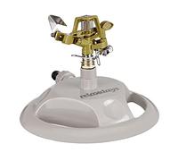 Relaxdays Arroseur de Jardin, Pratique pour irriguer Les Surfaces allant Jusqu’à 450 m², portée 12 m, 360°, Gris