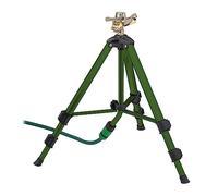 Relaxdays Arroseur de Jardin, sur trépied, portée Max. : 9 m, raccord Pratique, Angle 0-360°, Vert et Noir