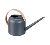 Relaxdays Arrosoir Plantes d’intérieur, 1,7 Litre, Plastique, arroser Fleurs, Long Bec, Gris - Nature