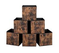 Relaxdays Lot de 6 bacs de rangement