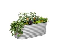 Relaxdays Bac potager métal demi-lune