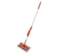 Relaxdays Balai à batterie accu 4 brosses sans câble réglable à roulettes