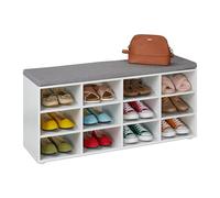 Relaxdays Banc à chaussures