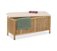 Relaxdays Banc avec rangement