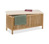 Relaxdays Banc avec rangement
