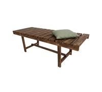 Relaxdays Banc de jardin 2 places sapin
