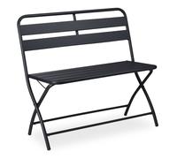 Relaxdays Banc de jardin pliable 2 sièges