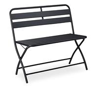 Relaxdays Banc de jardin pliable 2 sièges