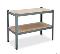 Relaxdays Banc de travail avec 2 niveaux réglables