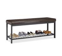 Relaxdays Banc Range-chaussures Coussin XXL