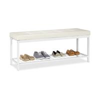 Relaxdays Banc Range-chaussures Coussin XXL