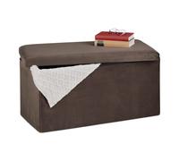 Relaxdays Banquette pliable en velours