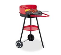 Relaxdays Barbecue charbon 42 cm avec roues
