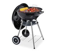Relaxdays Barbecue en boule avec couvercle