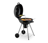 Relaxdays Barbecue rond XXL sur roues