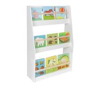 Relaxdays Bibliothèque pour enfants 3 étagères