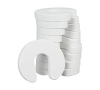 Relaxdays Bloque-Porte, Lot de 10, pour tiroir, Anti-pincement pour bébés et Enfants, Mousse, HLP 2 x 9 x 10,5, Blanc