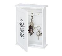 Relaxdays Boîte à clefs en bois avec motifs