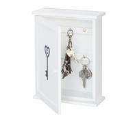 Relaxdays Boîte à clefs en bois avec motifs