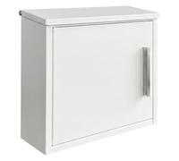 Relaxdays boîte aux Lettres Blanche HxLxP 35x33x12 cm DIN C4, Design Moderne, résistant aux intempéries, 4 clés