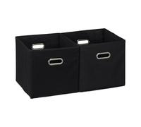 Relaxdays Boîte de rangement en tissu en lot de 2