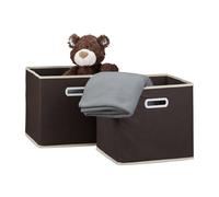 Relaxdays Boîte de rangement pliable lot de 8