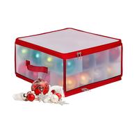 Relaxdays Boîte de rangement pour boules de Noël
