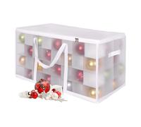 Relaxdays Boîte de rangement pour boules de Noël