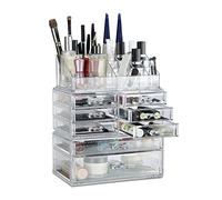 Relaxdays Organiseur de maquillage 8 tiroirs