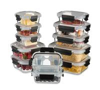 Relaxdays Boîtes de conservation aliments, 12 pcs