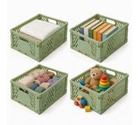 Relaxdays Boîtes pliantes, lot de 4
