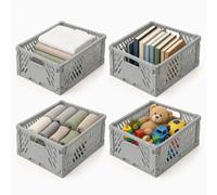 Relaxdays Boîtes pliantes, lot de 4
