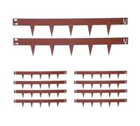 Relaxdays Bordure acier Corten effet rouille