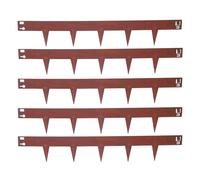 Relaxdays Bordure acier Corten effet rouille