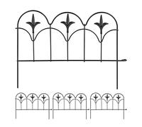 Relaxdays Bordure de jardin à planter 4 pièces