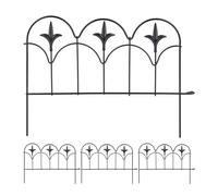 Relaxdays Bordure de jardin à planter 4 pièces