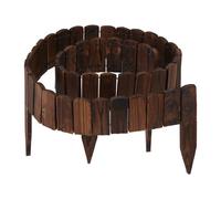 Relaxdays Bordure de jardin en bois flexible