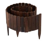 Relaxdays Bordure de jardin en bois flexible