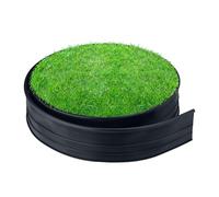 Relaxdays Bordure de Jardin, Flexible, en Plastique, pour pelouse et Parterre, H x L : 10 x 1200 cm, Noire