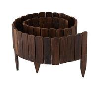 Relaxdays Bordure flexible en bois