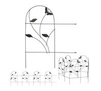 Relaxdays Bordure potager 5 éléments métal