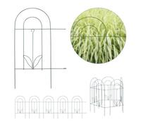 Relaxdays Bordure Potager 5 Éléments Potager Bordure Clôture Potager Clôture Jardin Vert Vert
