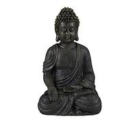 Relaxdays Statue Bouddha assis 18 cm