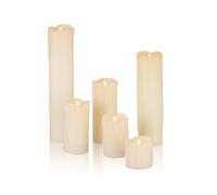 Relaxdays Bougie à LED lot de 24 sans flamme