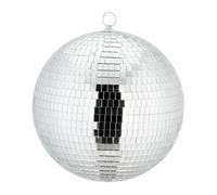 Relaxdays Boule à facettes à suspendre boule disco pour votre prochaine soirée diamètre : 25 cm argentée