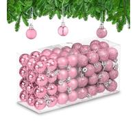 Relaxdays Lot de 96 boules de Noël