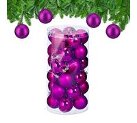Relaxdays Lot de 30 boules de Noël