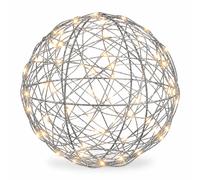 Relaxdays Boule déco LED 20 cm