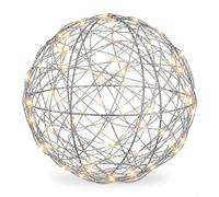 Relaxdays Boule déco LED 20 cm